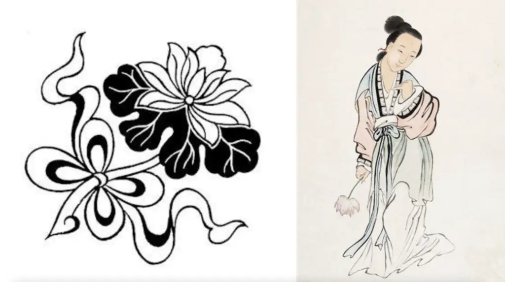 Eight Immortals Symbol: Jade Tablet & Lotus (2/4) 7 何仙姑