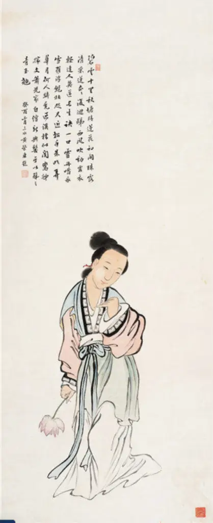 Eight Immortals Symbol: Jade Tablet & Lotus (2/4) 9 何仙姑 He Xiangu