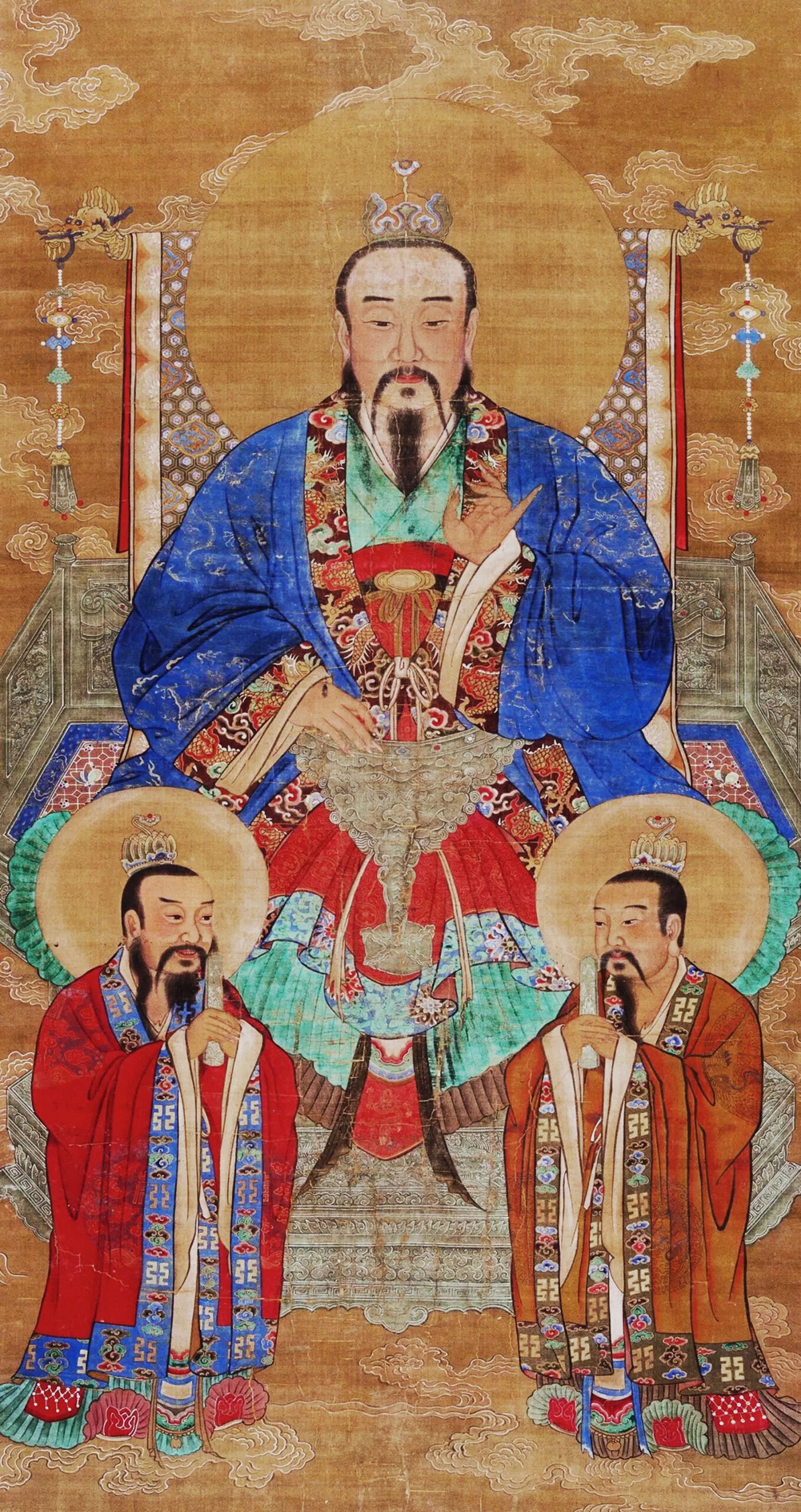 玉清元始天尊 Yuqing Yuanshi Tianzun (Jade Clarity Primordial Lord of Heaven)